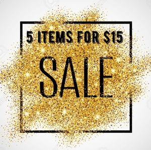Items only below ⏬️⏬️⏬️ 5/$15